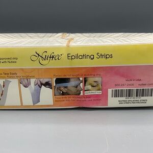 NUFREE - EPILATING STRIPS 200/PKG Laytex Free Tearable